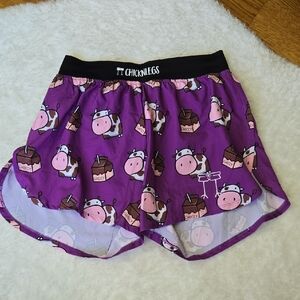 Purple Cow Print Women’s Lounge Shorts